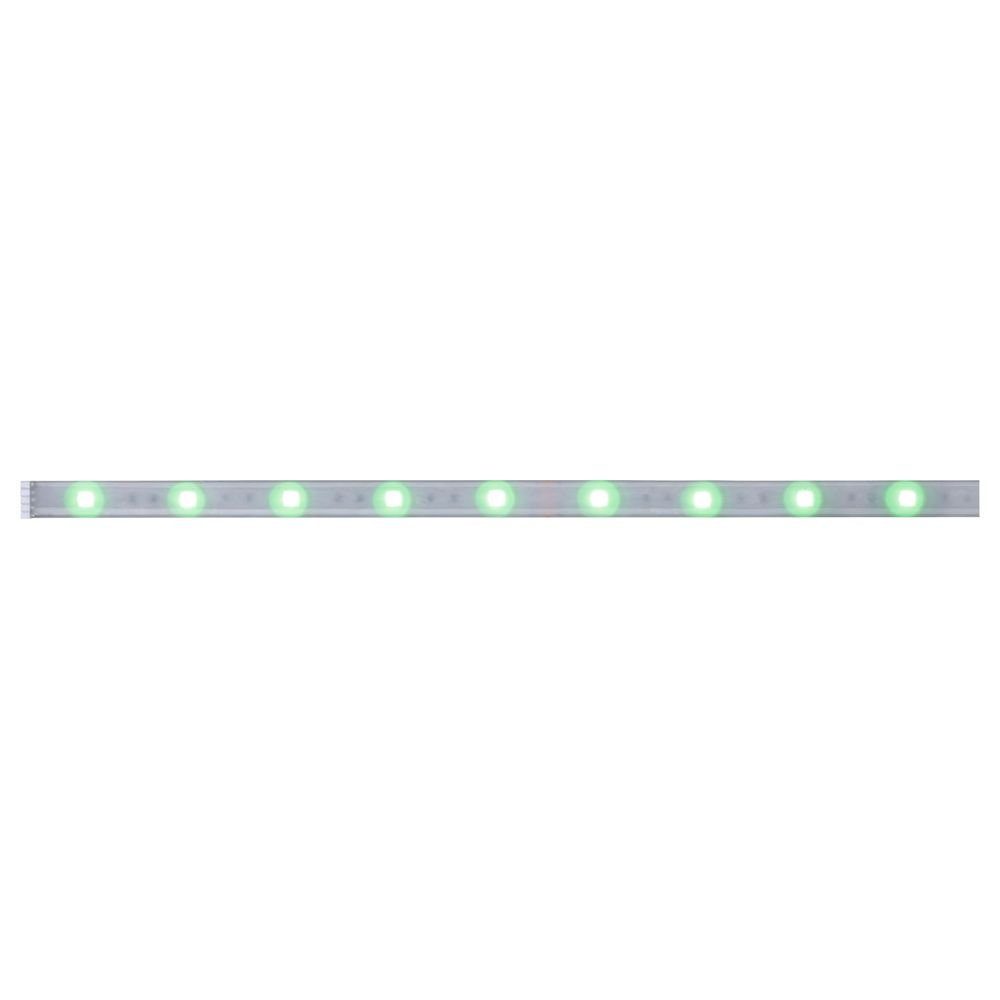 LED LED 230lm Silber MaxLED Strip 1-flammig, Streifen 1000mm, RGBW Erweiterung Stripe IP44 Paulmann in 7W LED