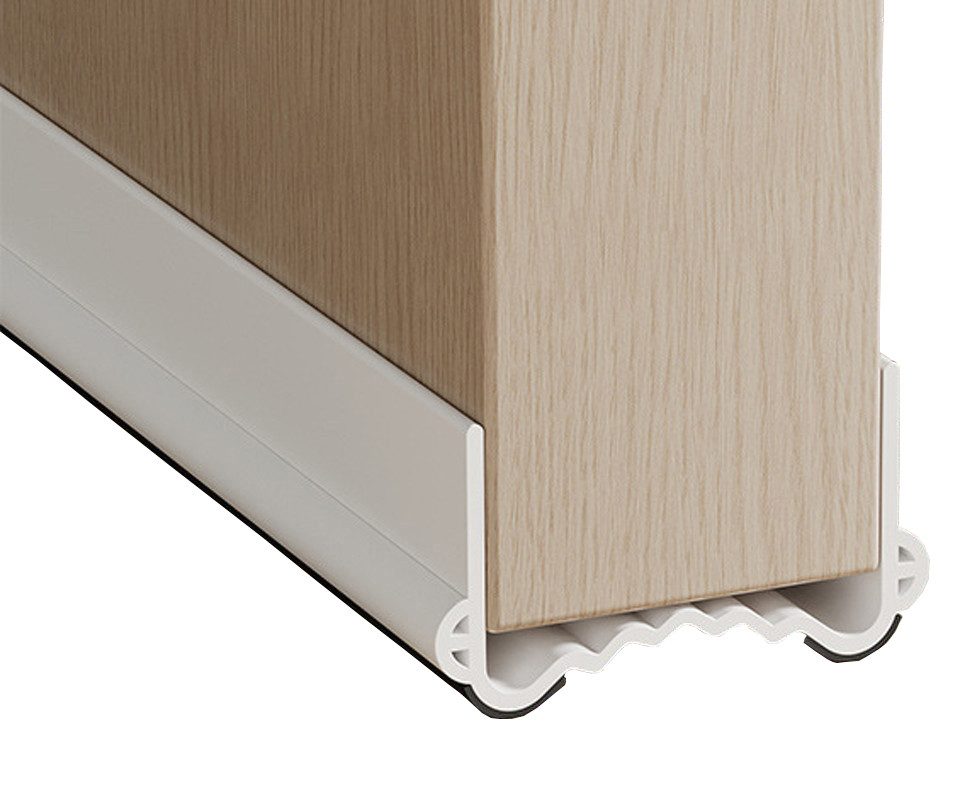 Zugluftstopper Für Tür Und Fenster – Ca. 87 Cm Lang, Hellgrau Mit Sternen, Aus Polyester