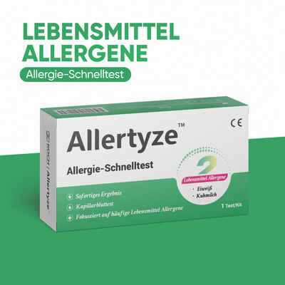 Björn&Schiller Bodentest Allergietest für zuhause Allertyze 2 Lebensmittel Allergene Selbsttest