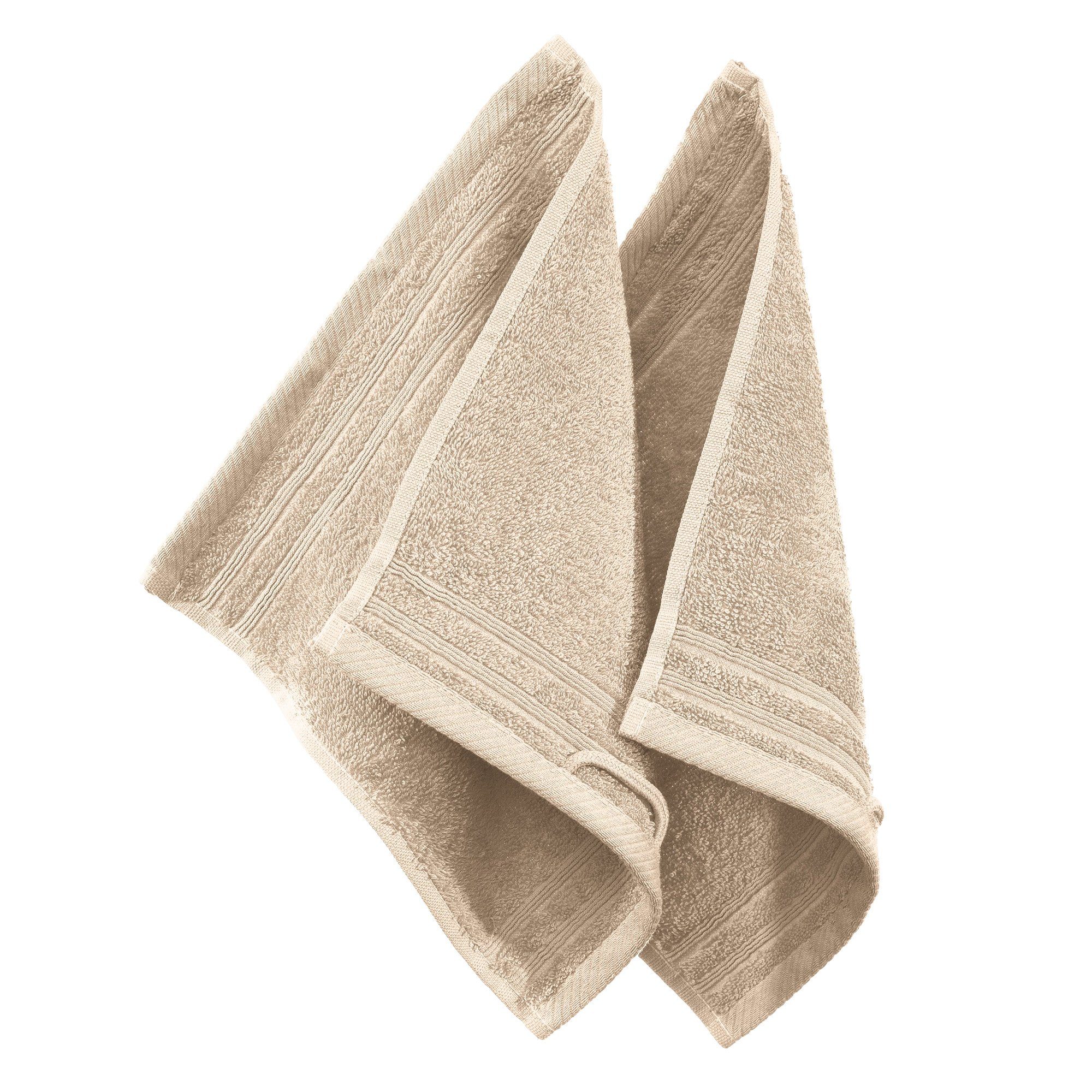 Erwin Müller Seiftuch Seiftuch "Heidelberg" 2er-Pack, Frottier, Walk-Frottier Uni