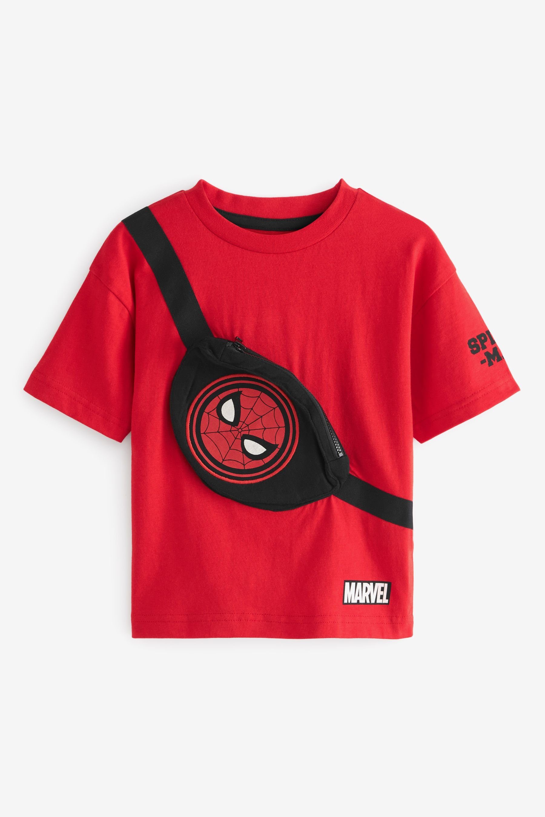 Marvel T-Shirt (1-tlg) Next Gürteltaschen-T-Shirt Spiderman