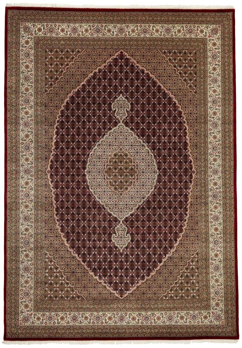 Orientteppich Indo Täbriz Royal 245x349 Handgeknüpfter Orientteppich, Nain Trading, rechteckig, Höhe: 12 mm