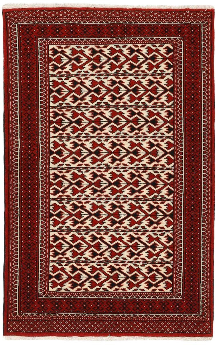 mm Trading, / Perserteppich, Turkaman Nain Orientteppich 6 Handgeknüpfter 81x121 Orientteppich Höhe: rechteckig,