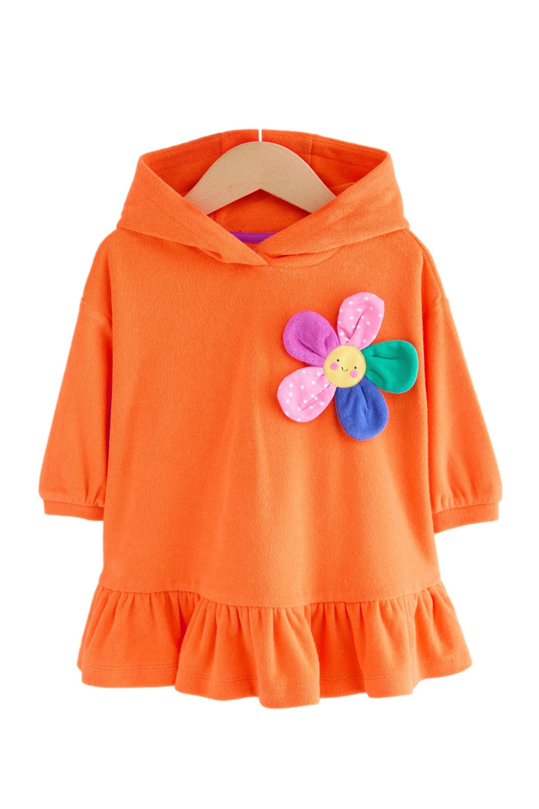 Next Badeponcho Kapuzensweatshirt aus Frottee Blume, günstig online kaufen