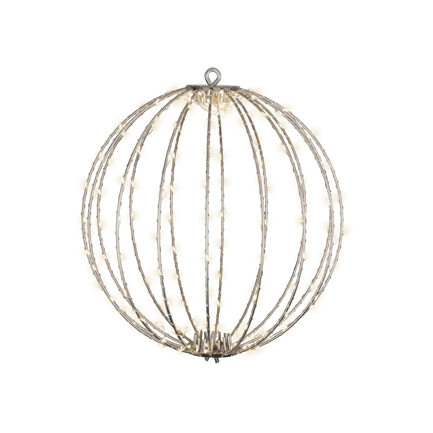 MARELIDA LED Kugelleuchte Drahtkugel Leuchtkugel faltbar günstig online kaufen