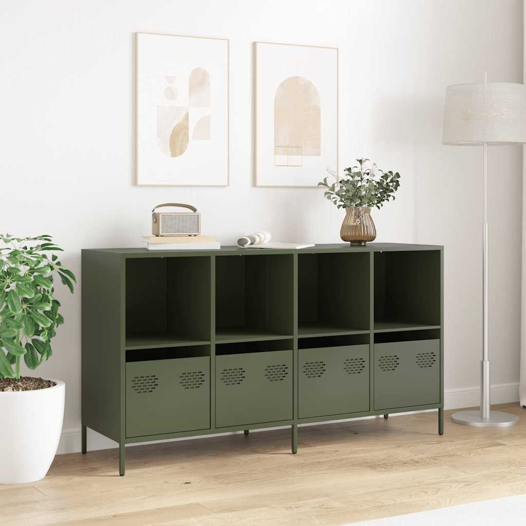vidaXL Sideboard Sideboard Olivgrün 135x39x73,5 cm günstig online kaufen