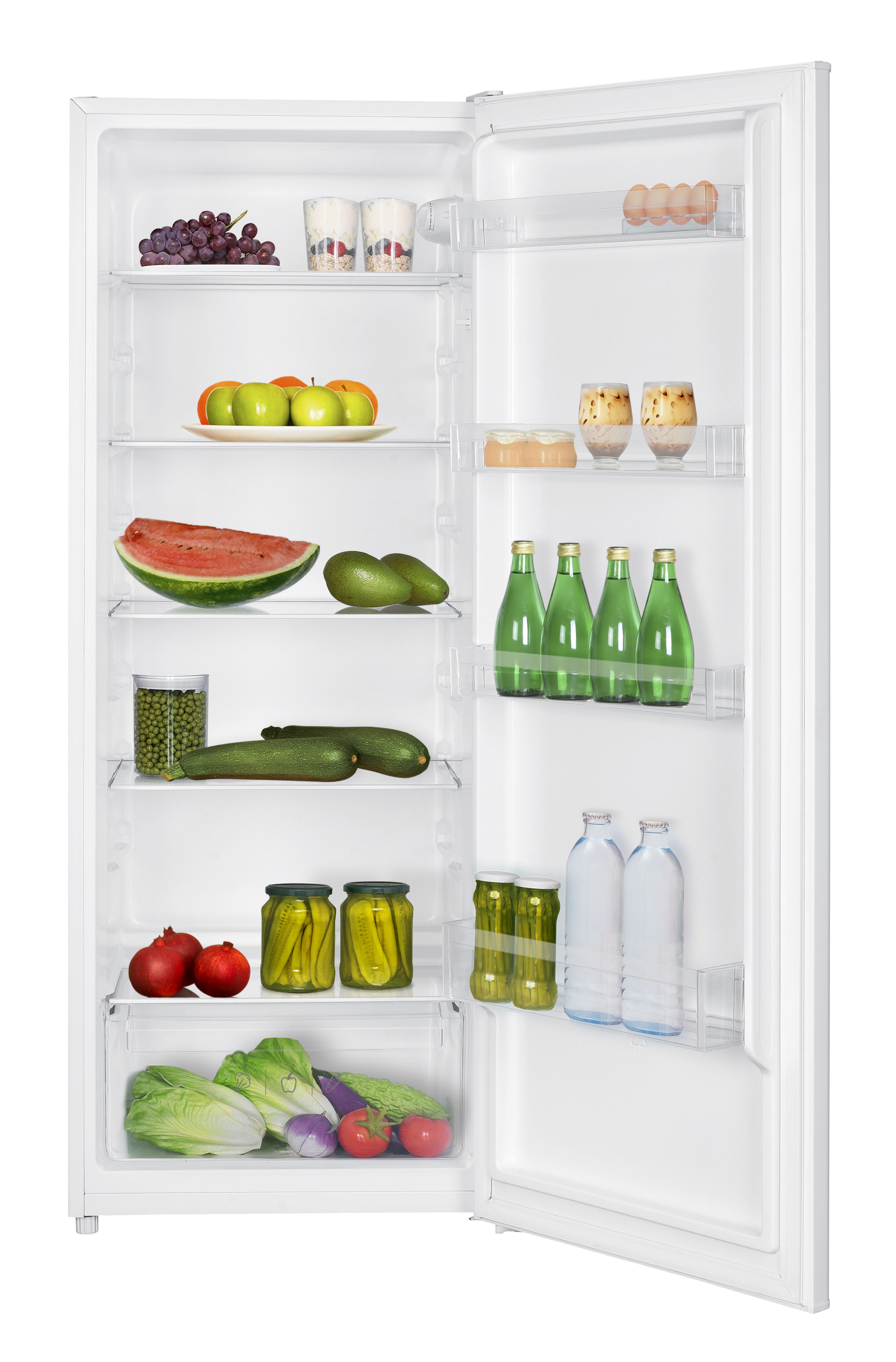 Amica Vollraumkühlschrank VKS 354 133 W, 143 cm hoch, 55 cm breit, Großer Innenraum, schlankes Format – passt perfekt