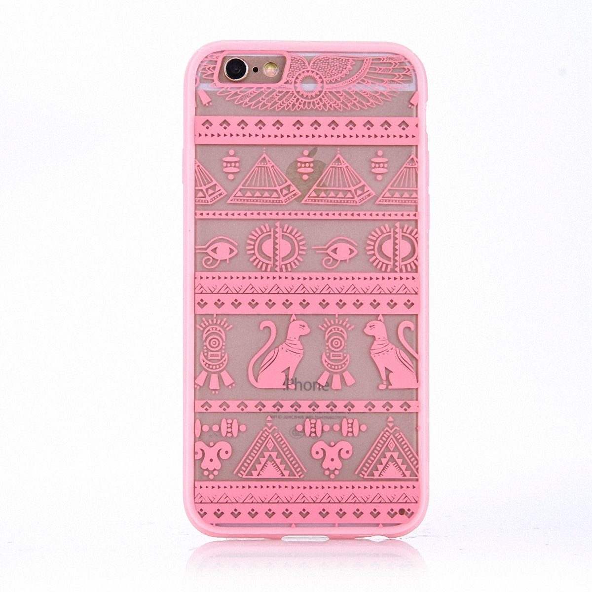 König Design Handyhülle Apple iPhone 8, Apple iPhone 8 Handyhülle Backcover Rosa