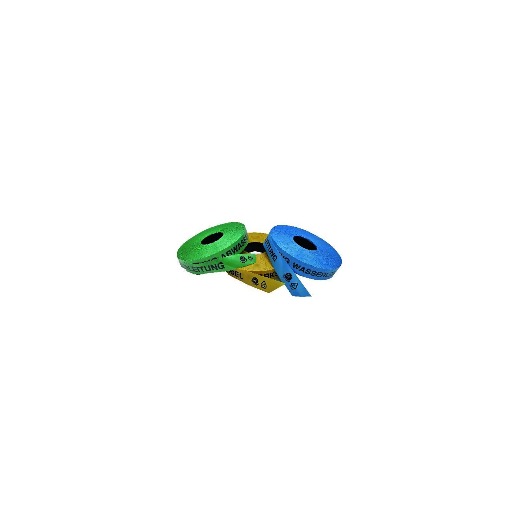 Kelmaplast Absperrband KELMAPLAST Trassen-Warnband 250 m Achtung Gasleitung aus mind. 80% Reg