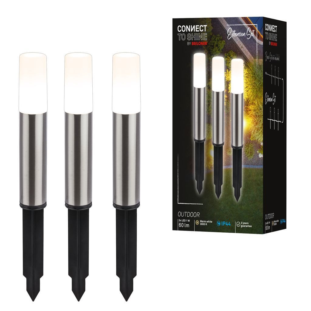 Briloner Leuchten Gartenstrahler 3926032, LED fest integriert, 2700K - Extra-Warmweiß