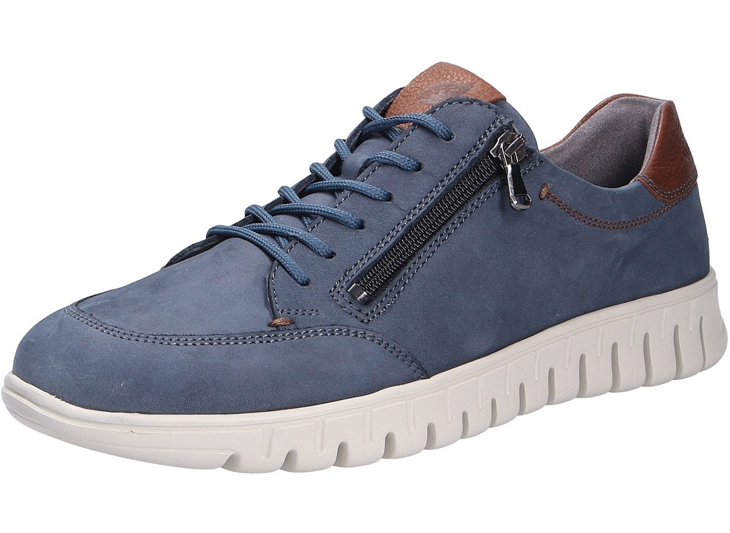 Waldläufer Waldläufer Herren Schnürschuh DENVER blau Größe Schnürschuh
