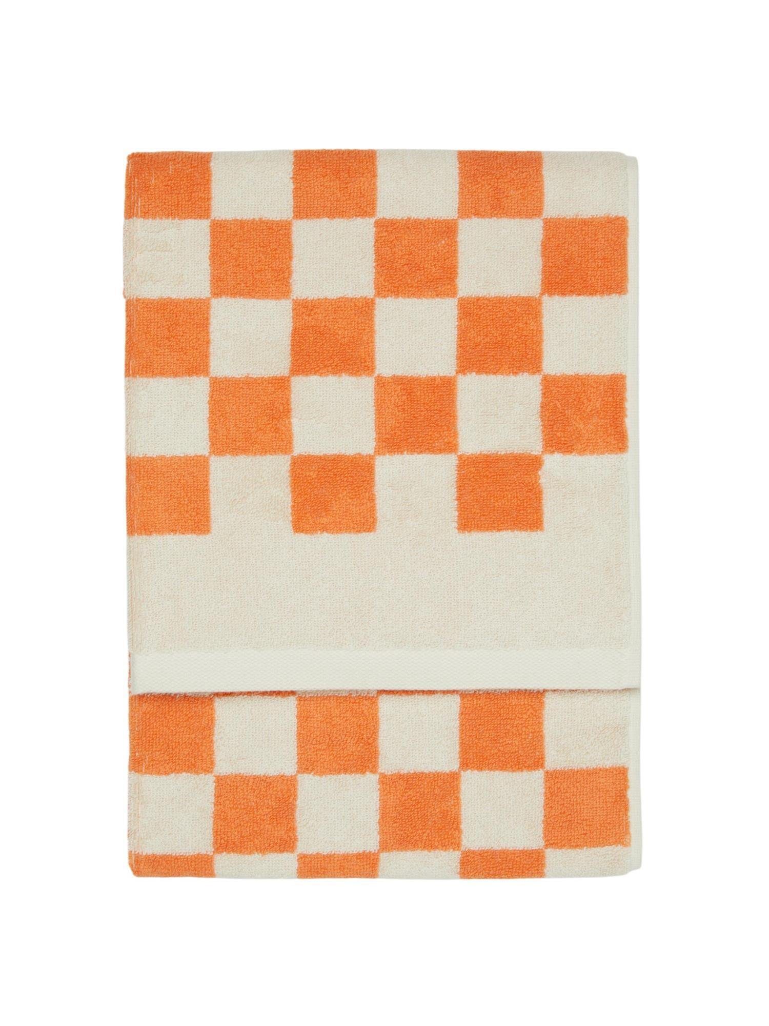 Marc O'Polo Home Handtücher Checker, Frottier (1-St), mit Jacquard-Karomuster Melone