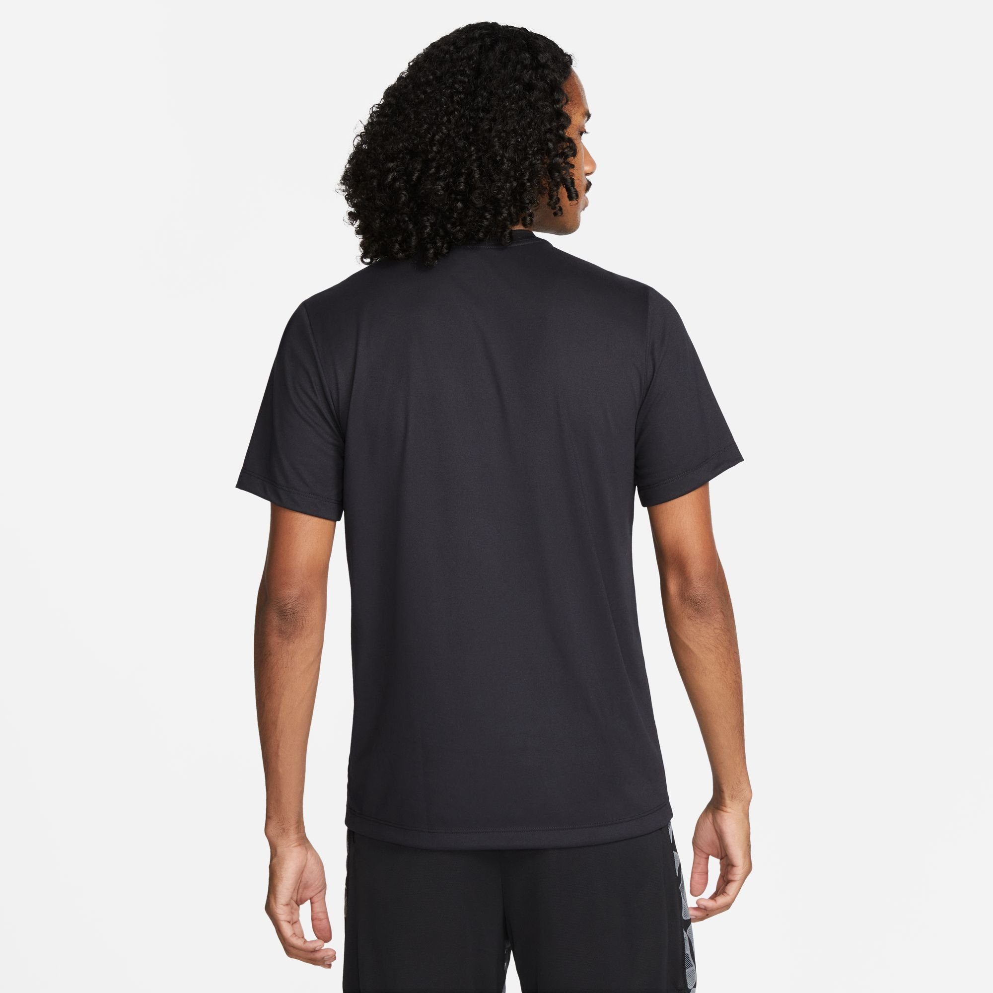 SILVER MEN'S DRI-FIT BLACK/MATTE FITNESS Trainingsshirt Nike T-SHIRT LEGEND