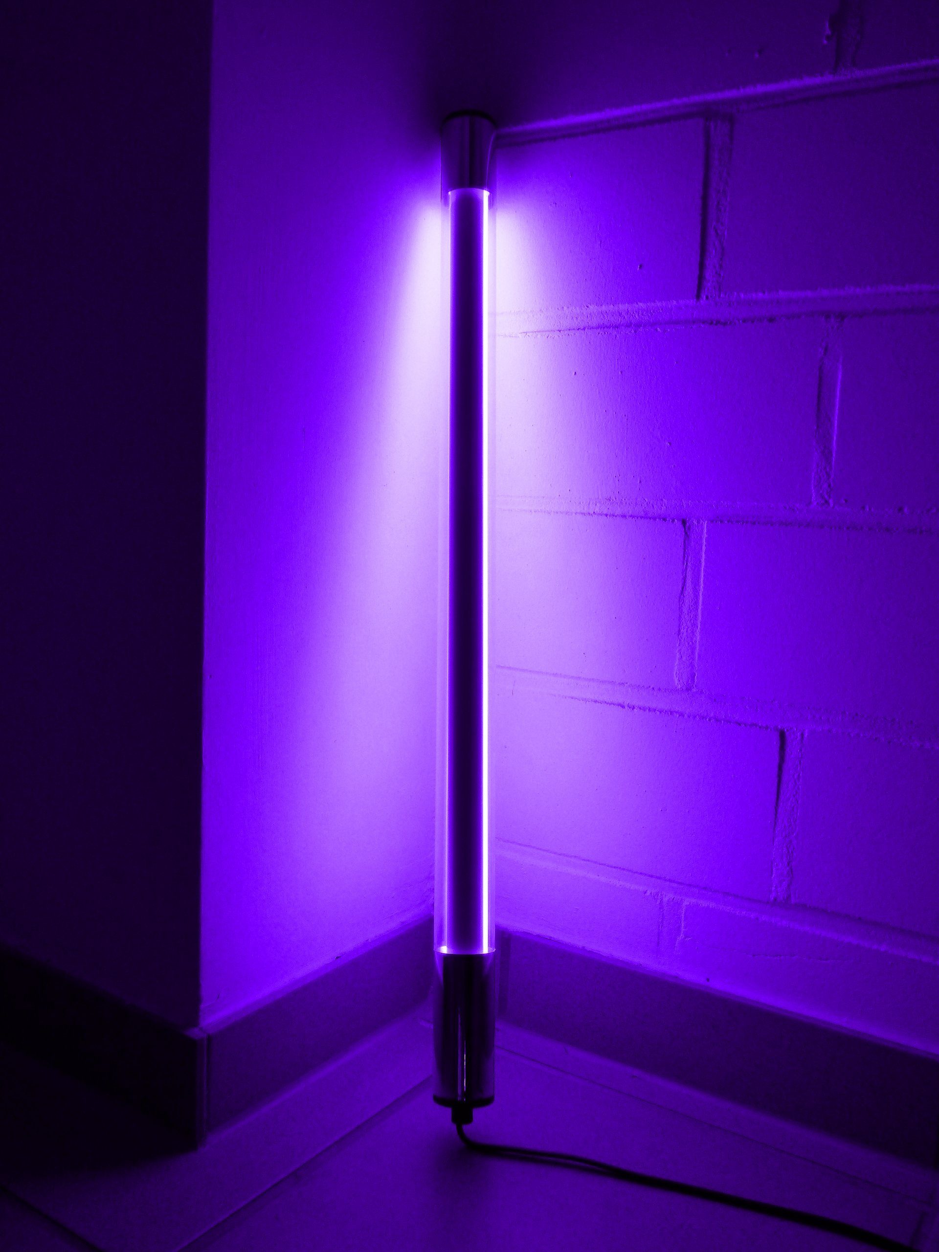 1,53m Lm LED T8, K-Röhre Röhre Violett LED Innen, Leuchtstab Wandleuchte Watt Xenon 24 IP20 Violett 2500 LED XENON