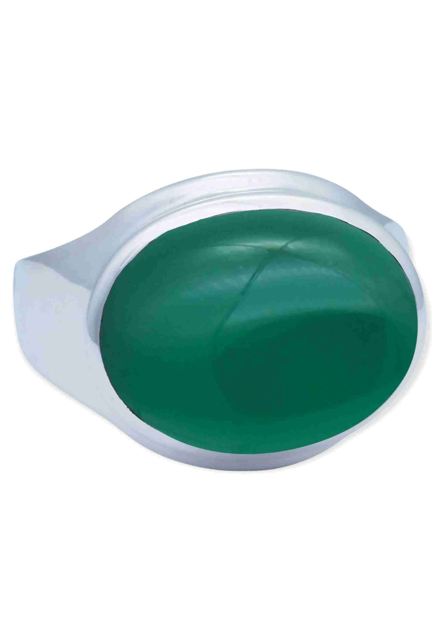 mantraroma Silberring URGAMAL aus 925 Silber mit grünen Onyx (Ring mit Schm günstig online kaufen