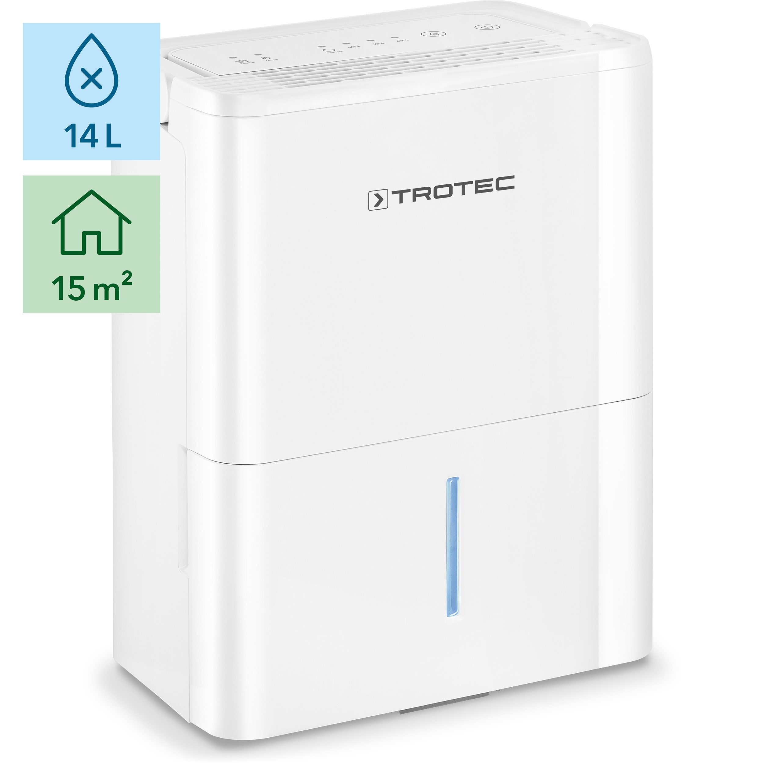 TROTEC Luftentfeuchter TTK 32 E, Hygrostatgesteuerte Entfeuchtungsautomatik