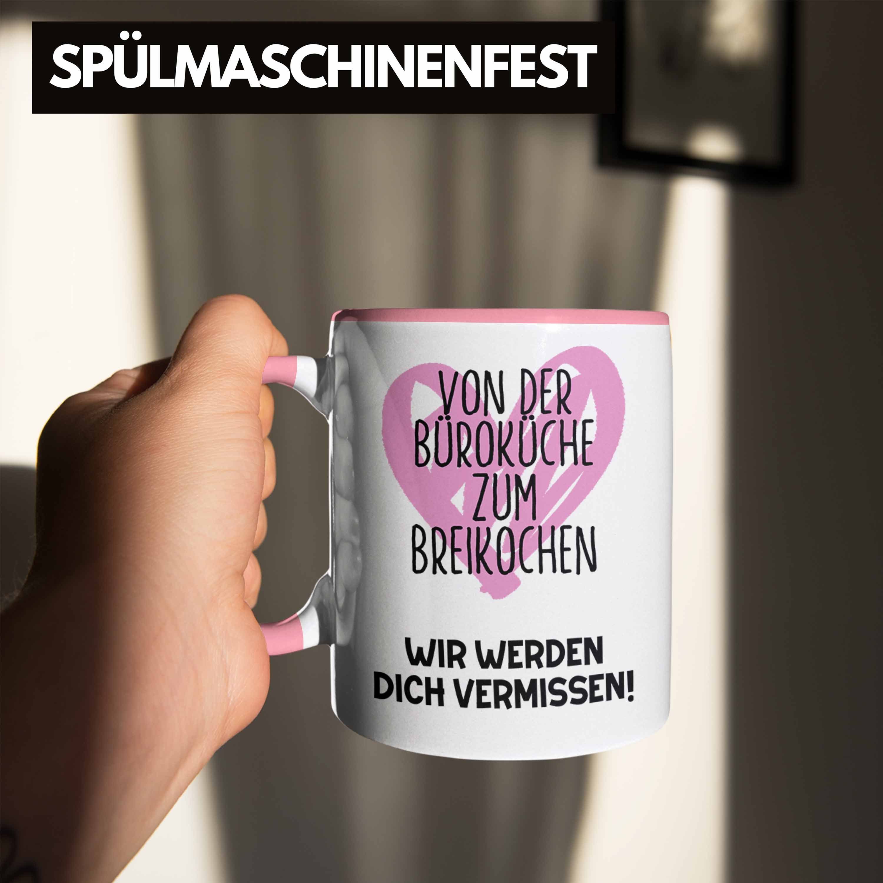 Trendation Abschieds Mama Tasse Werdende Mutterschutz Abschied Tasse Rosa Geschenk Kollegin