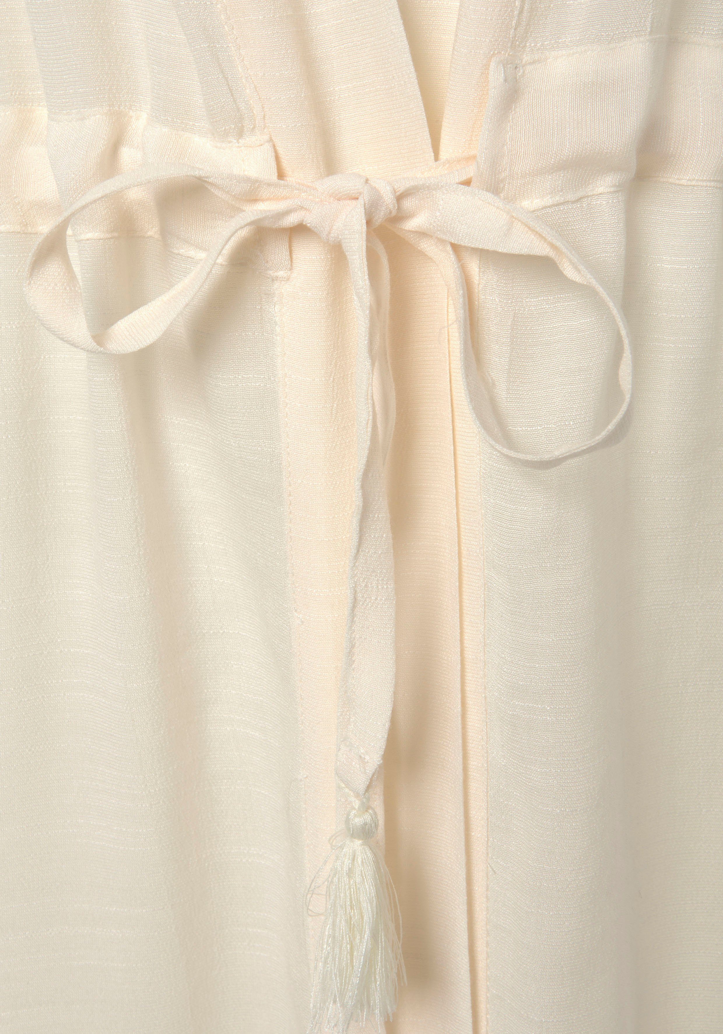 LASCANA im Strandkleid Kimono-Style creme