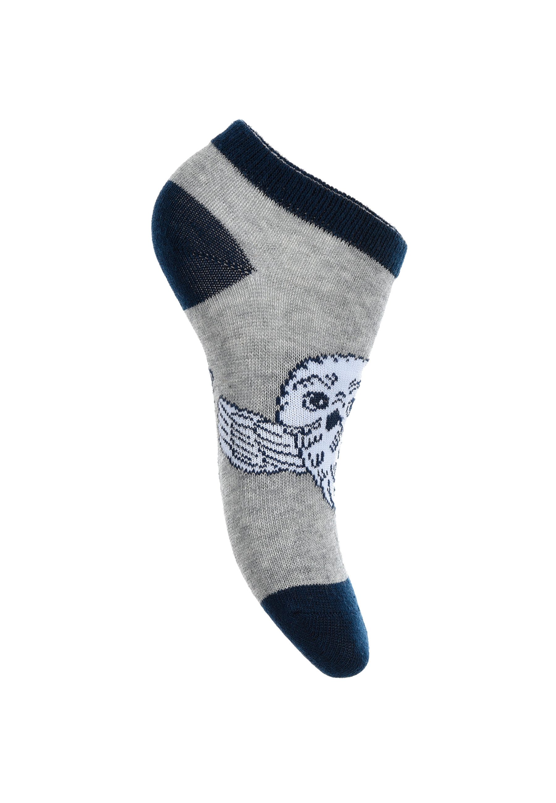 Harry Potter Sneakersocken Hedwig Kinder Mädchen Sneaker Strümpfe Socken (3-Paar)