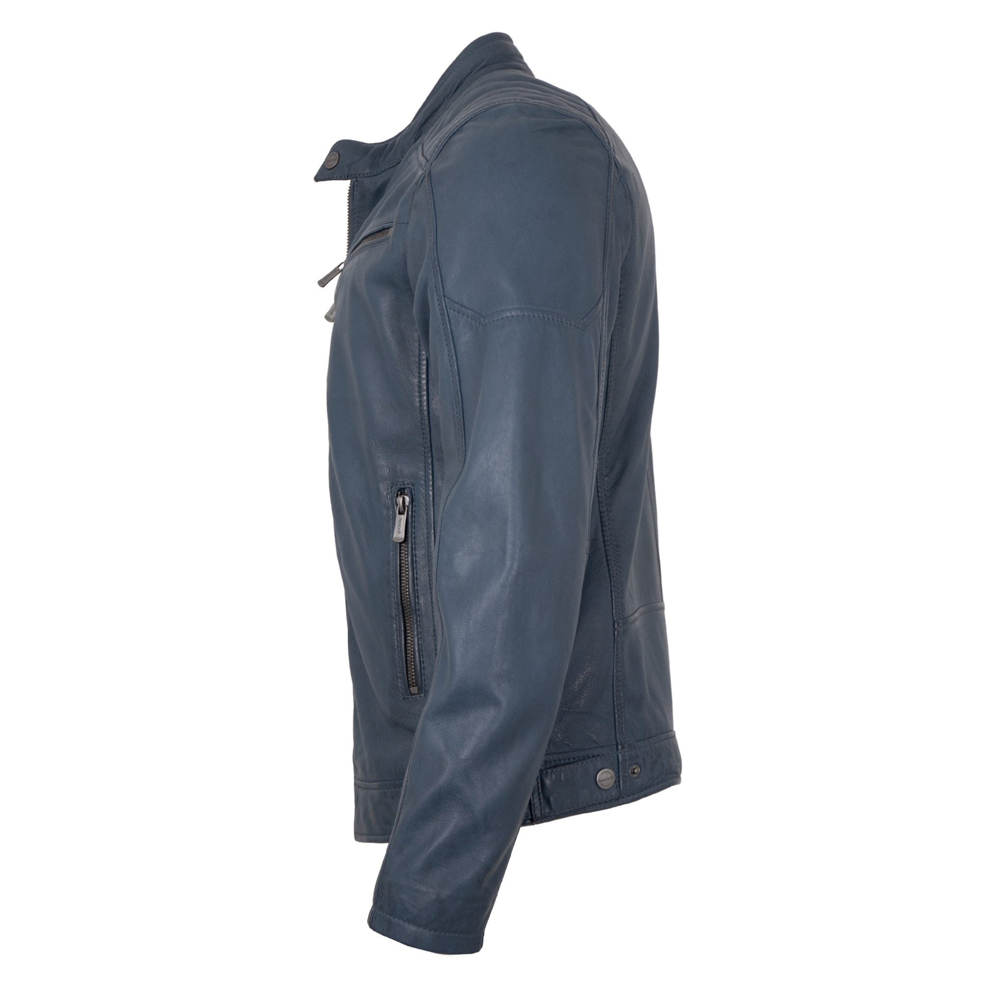 Deercraft Lederjacke DMJaimi Deercraft - Herren Lederjacke Lammnappa blau günstig online kaufen