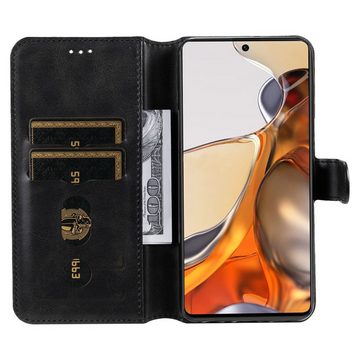 König Design Handyhülle Xiaomi Mi 11T / 11T Pro, Schutzhülle Schutztasche Case Cover Etuis Wallet Klapptasche Bookstyle