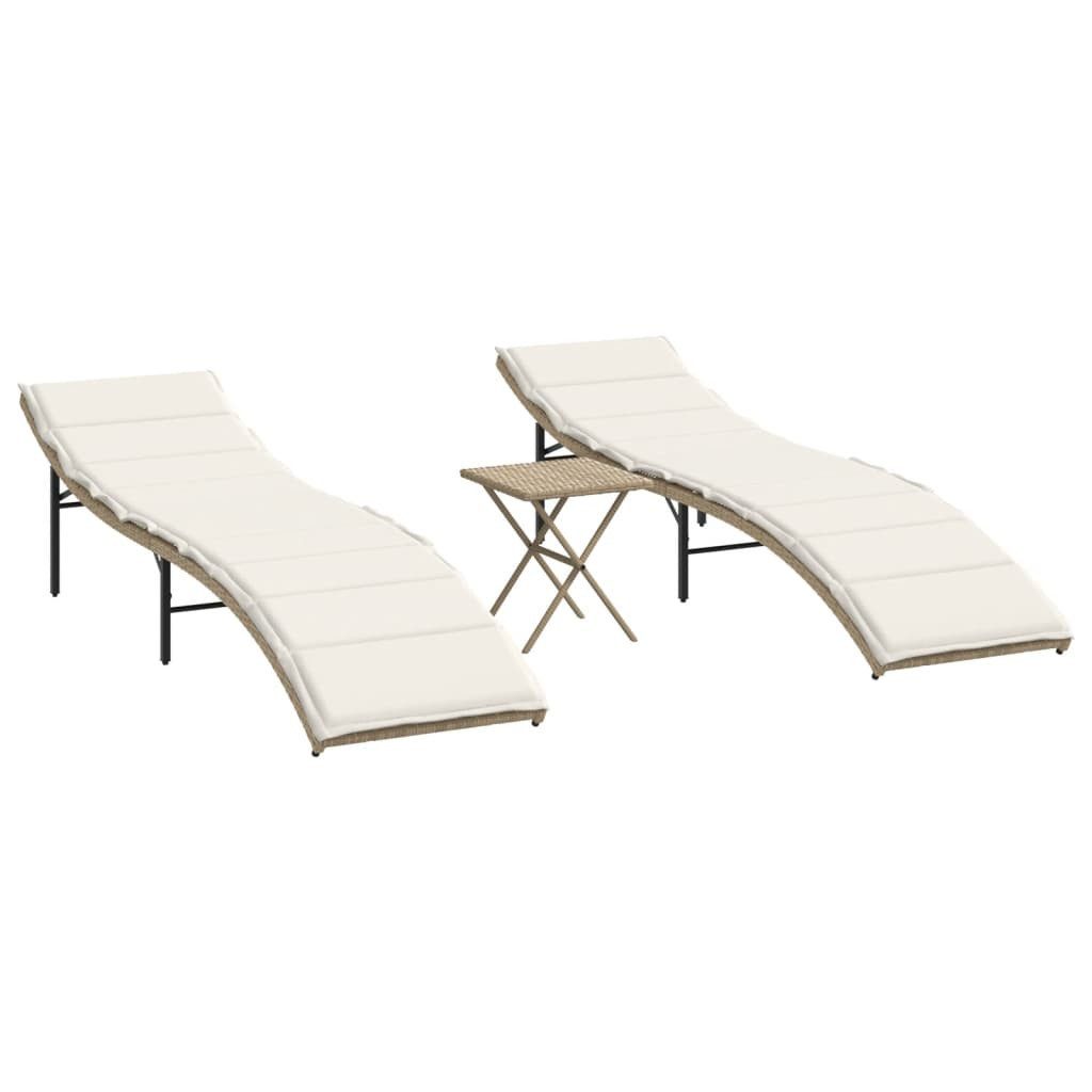 vidaXL Gartenliege Sonnenliegen 2 Stk. mit günstig online kaufen