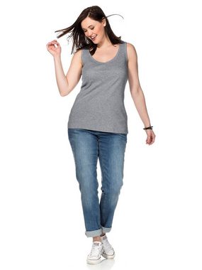 Sheego Trägertop Große Größen aus dehnbarer Shirtware