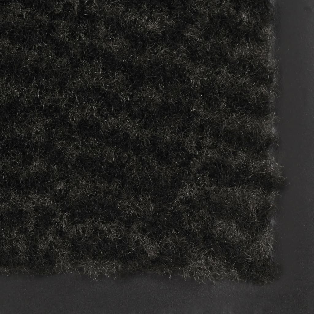 furnicato Fußmatte Schmutzfangmatte 40 x 60 cm Schwarz aus getuftetem Polypropylen, Rechteckig, Rutschfeste Fußmatte, schimmelfest und feuchtigkeitsbeständig – Bild 4 von 5