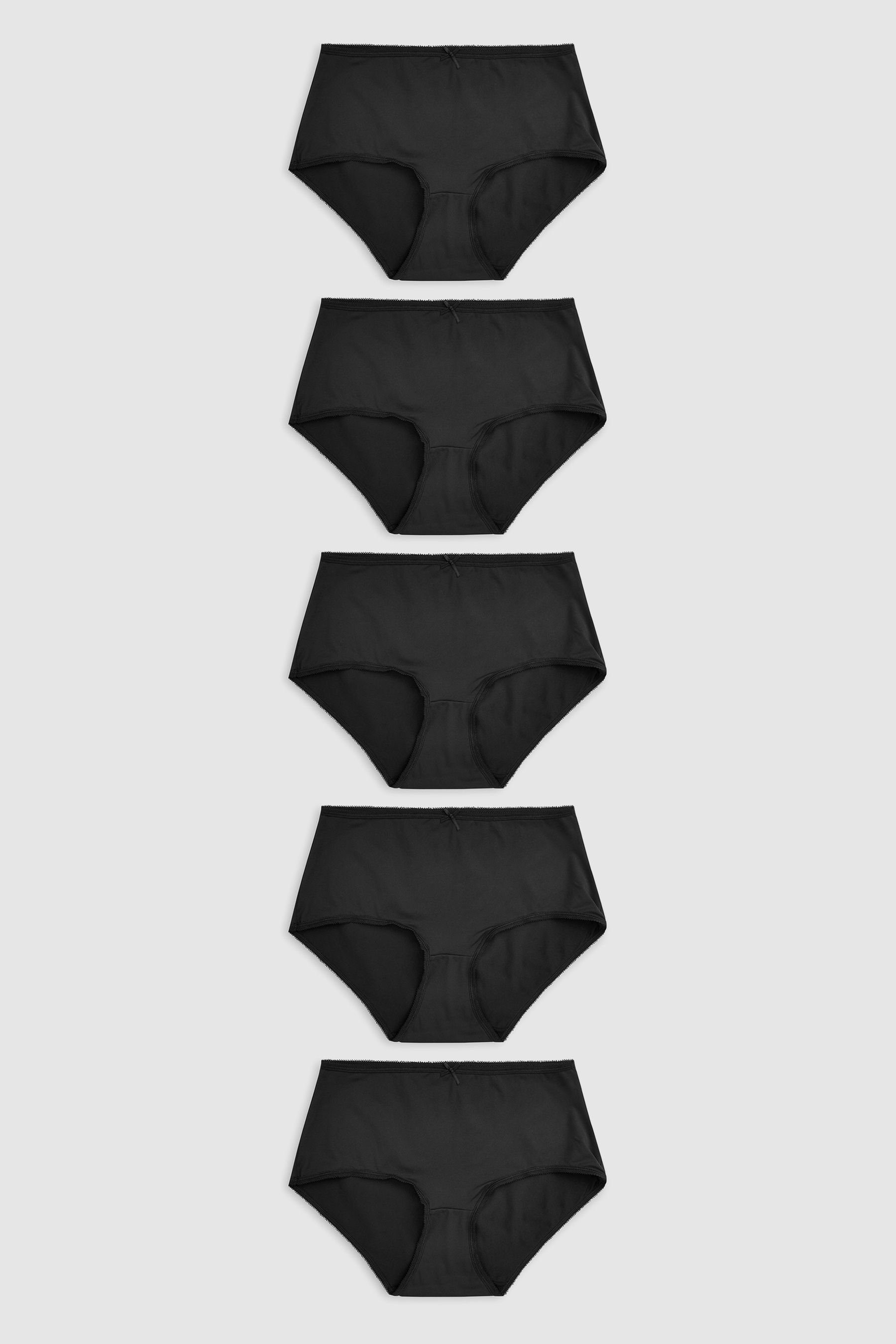 Midislip 5er-Pack Mikrofaser-Slips, Midi