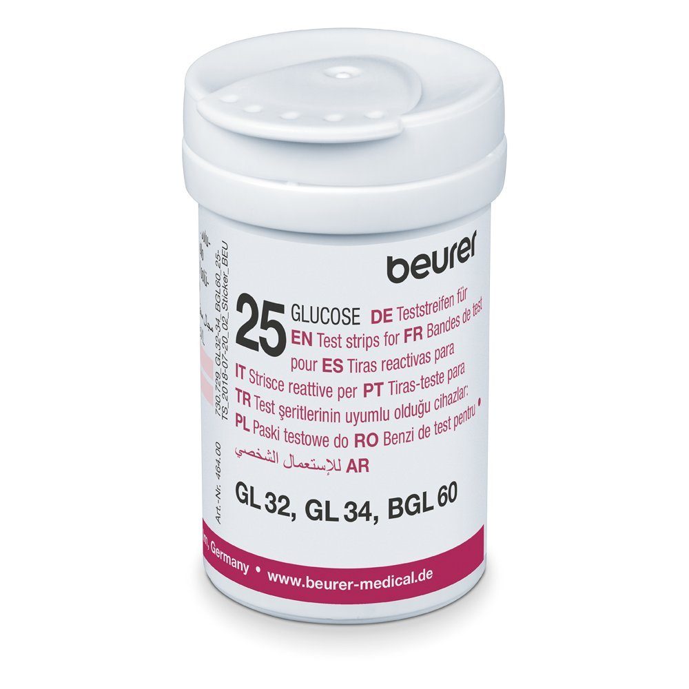 BEURER Blutzuckermessgerät Teststreifen - GL 32/34/BGL 60, Packung