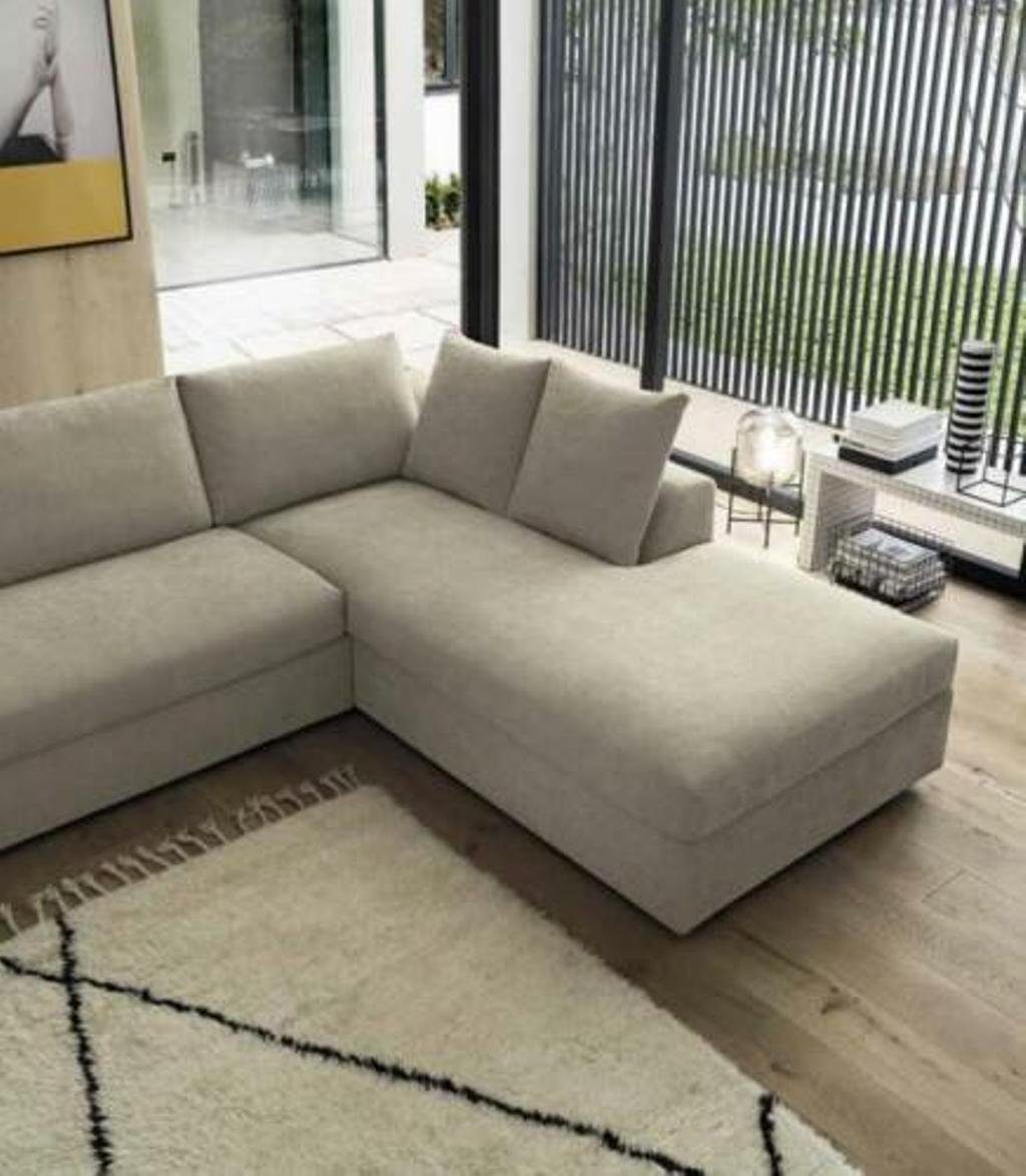 Made Möbel Ecksofa JVmoebel in Sofas L-Form Leder Europe Couch Luxus Sofa, Ecksofa