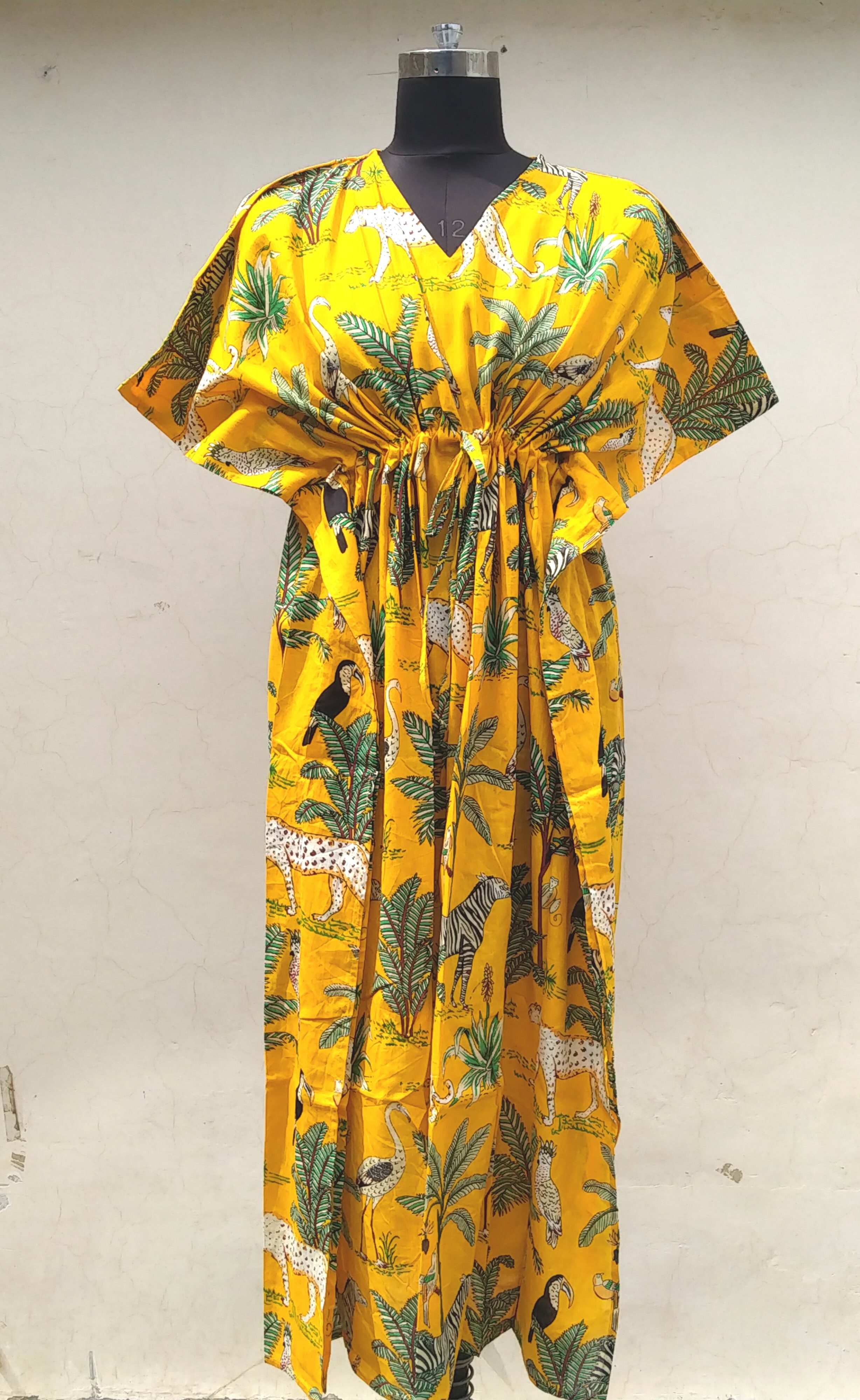PfauGermany Kaftan MASAI MARA SAFARI PRINT