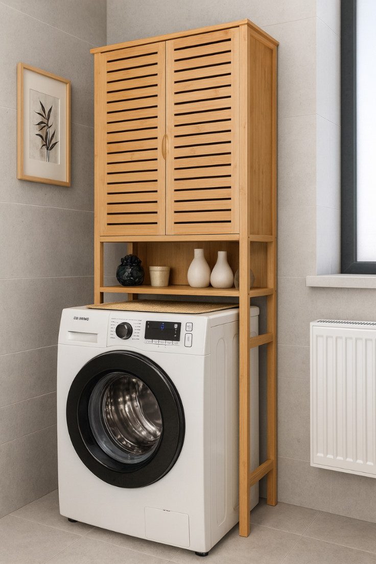 AD.CON Umbauschrank Waschmaschinenschrank Badschrank Regal mit Verstellbare günstig online kaufen