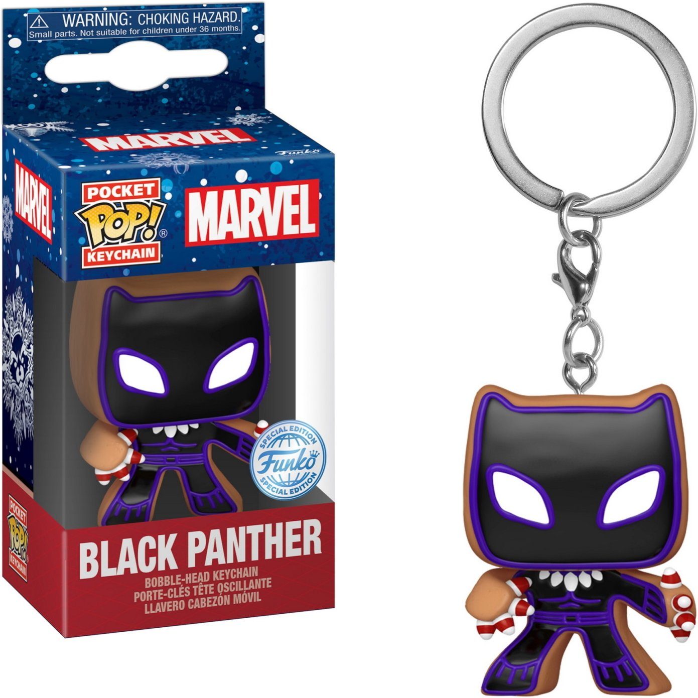 Funko Schlüsselanhänger Marvel - Black Panther Special Edition Pocket POP!