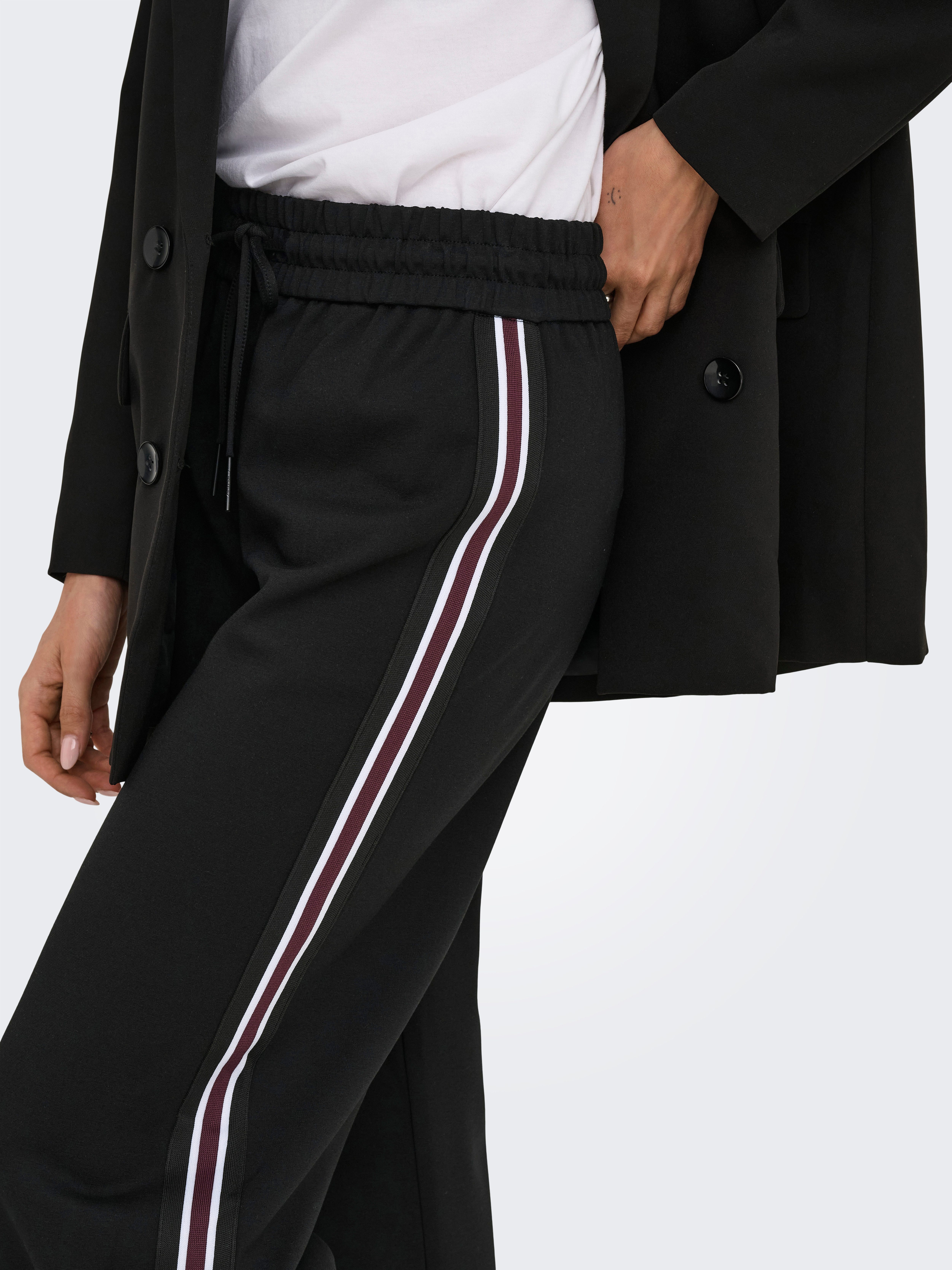 ONLY Jogger Pants ONLPOPTRASH-TADIA MW X-WIDE TAPE PNT mit seitlichem Farbe günstig online kaufen