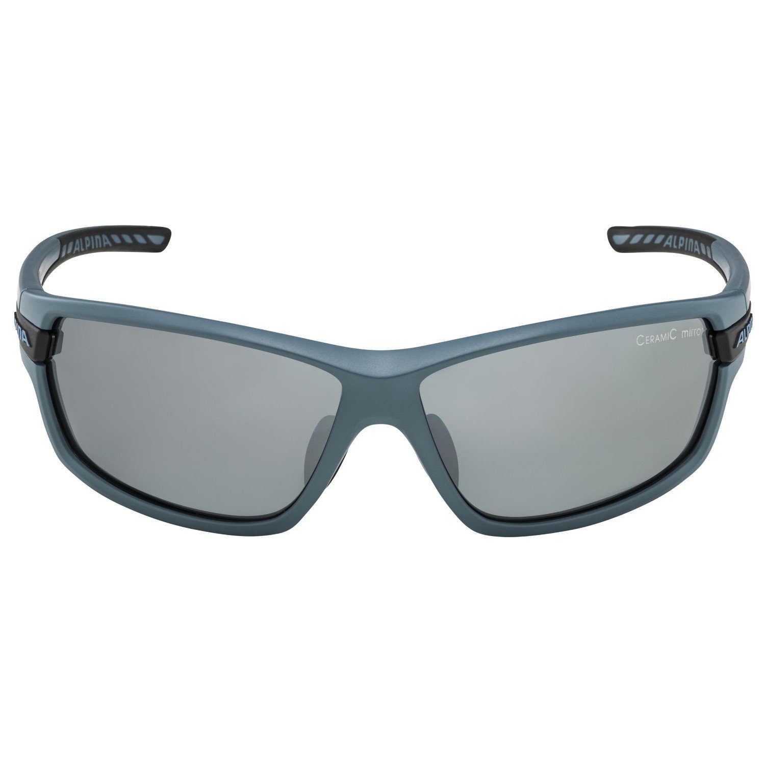 Grau Sportbrille Alpina Sonnenbrille Sports mit 2.0 TRI-Scray Wechselscheiben
