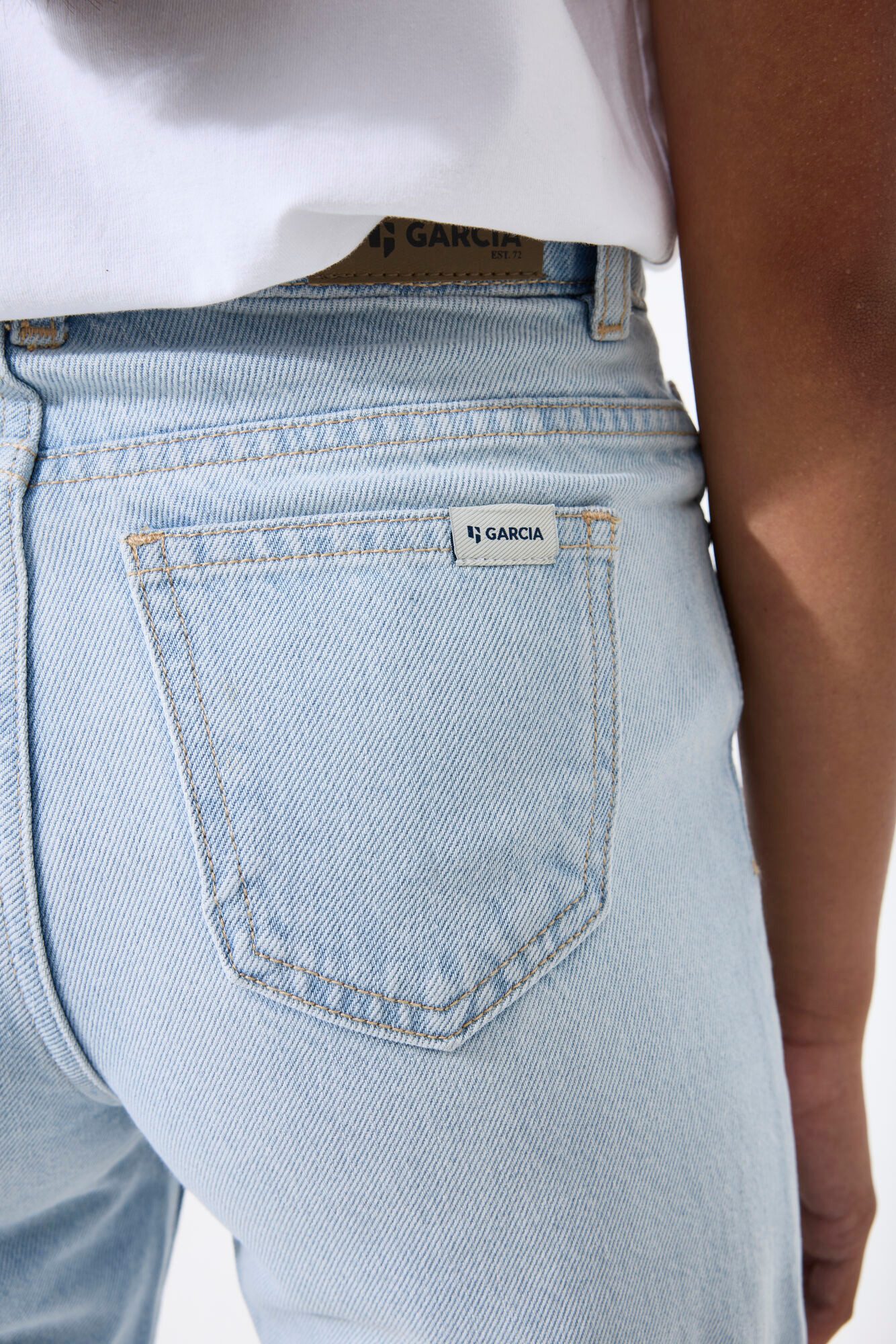 Garcia Schlagjeans Ilvy for Girls, mit weitem Bein