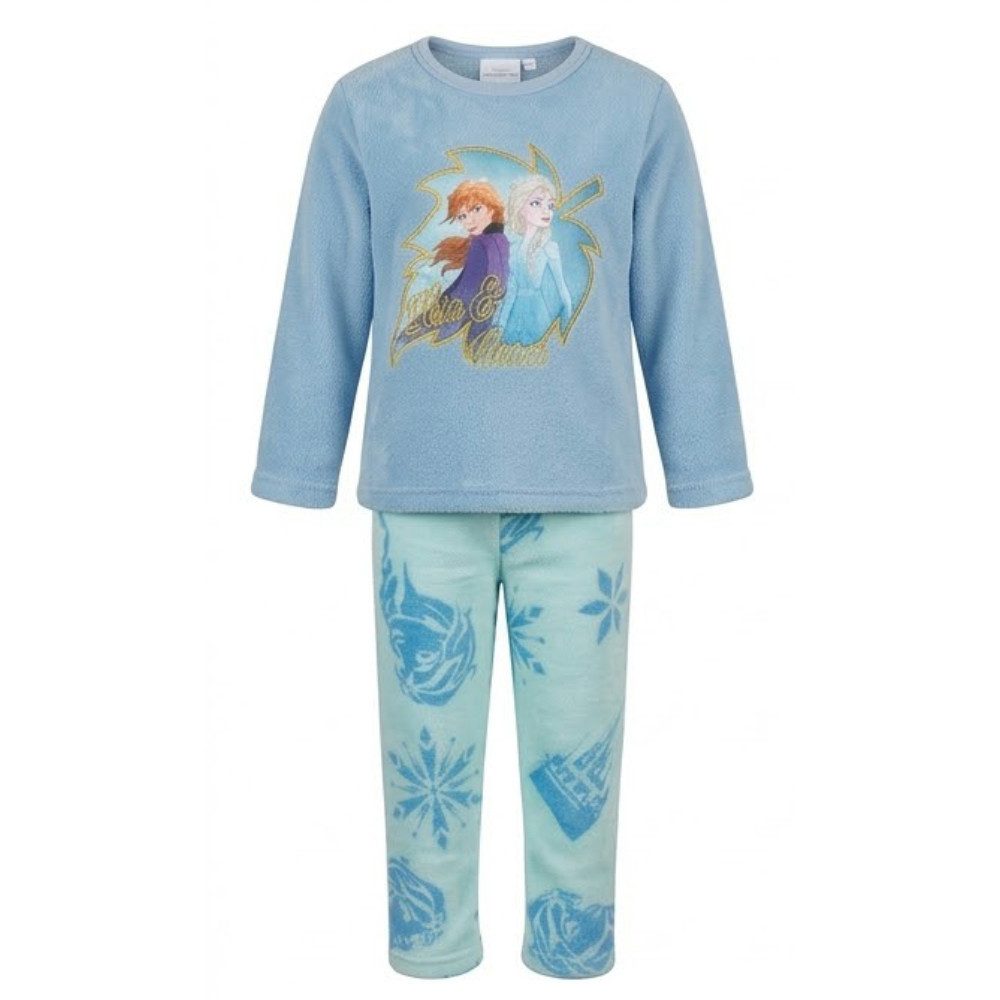 Disney Schlafanzug Disney Die Eiskönigin Kinder Mädchen Coral Fleece Schlafanzug Pyjama