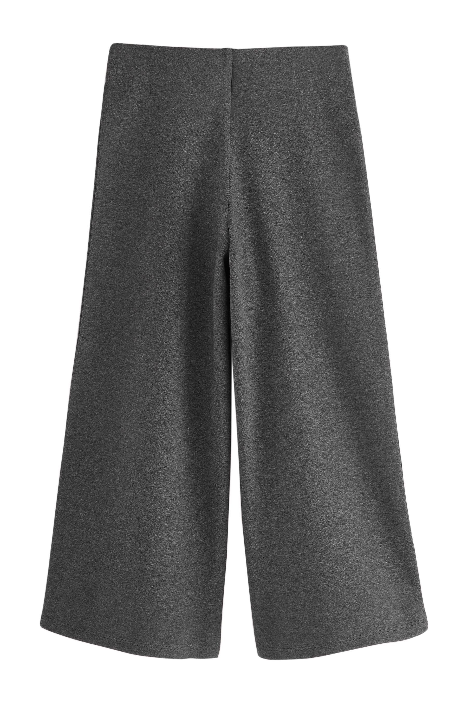 Stretch-Hose Jersey-Schlupfhose mit Stretch und weitem Bein
