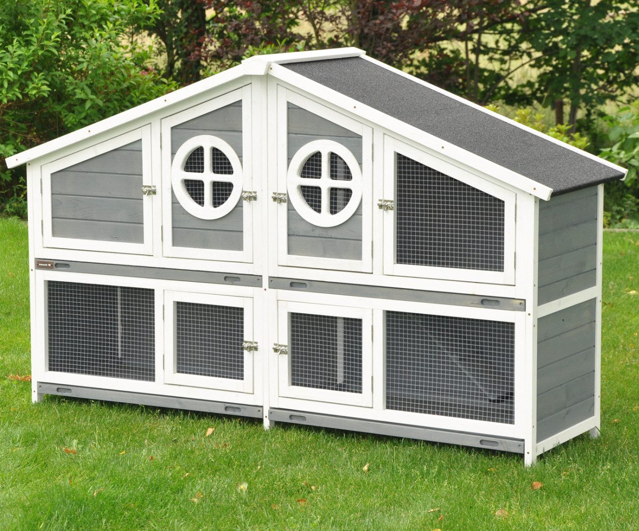 nanook Kleintierkäfig Kleintierstall Momo XXL grau 164 x 48 x 110 cm günstig online kaufen