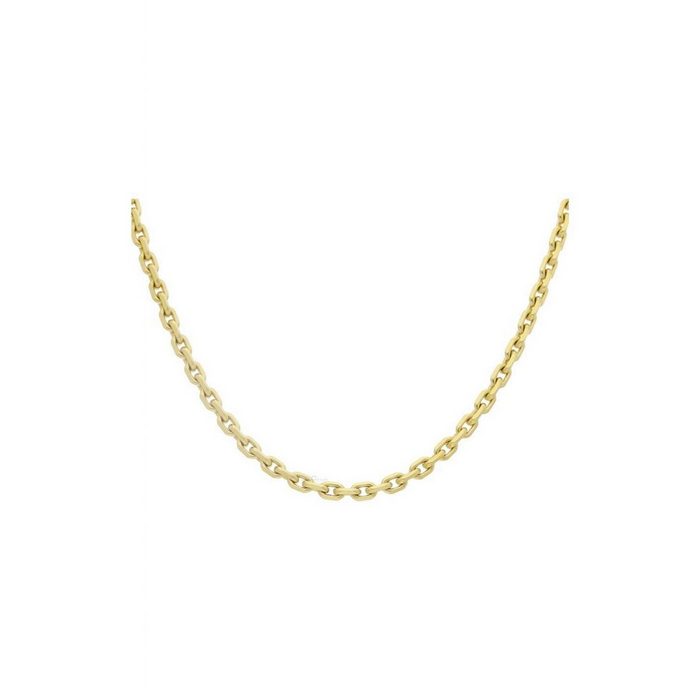 JuwelmaLux Goldkette Halskette Gold Ankerkette diamantiert 36 cm (1-tlg) Kinder Halskette Gold 333/000 inkl. Schmuckschachtel