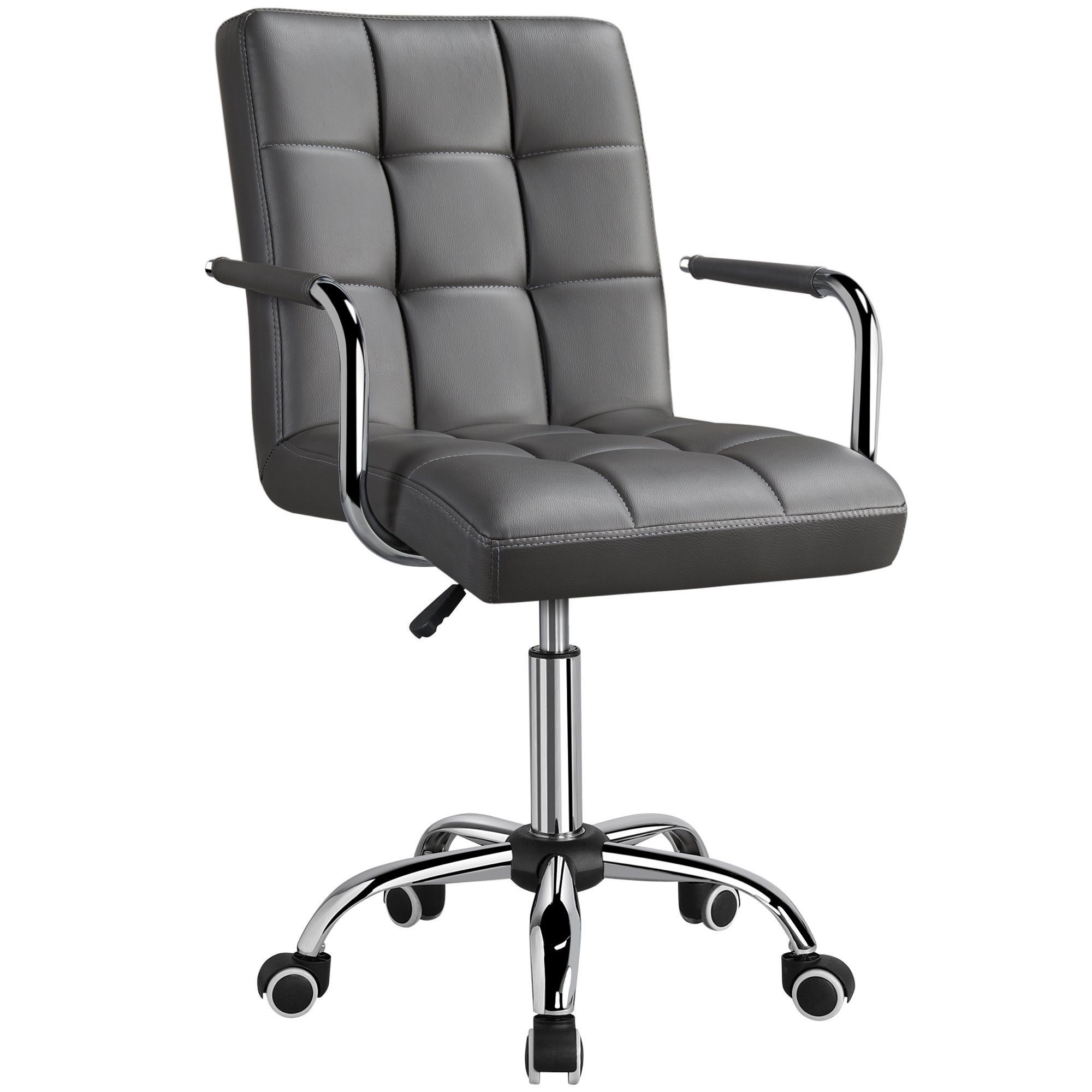 Yaheetech Drehstuhl höhenverstellbar Chefsessel, ergonomischer Bürostuhl auf Rädern
