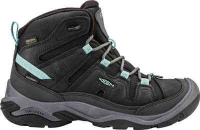 Keen KEEN Damen Trekkingstiefel CIRCADIA MID POLAR W-BLACK/CLOUD BLUE Outdoorwinterstiefel