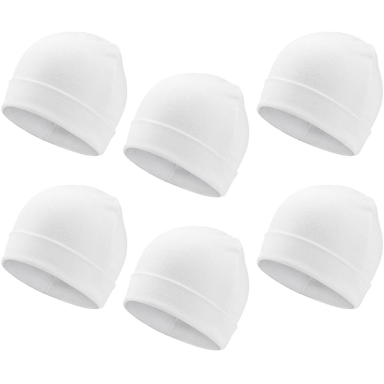 LuxusKollektion Erstlingsmütze Babymütze 6er Pack 0-6 Monate (6-St)