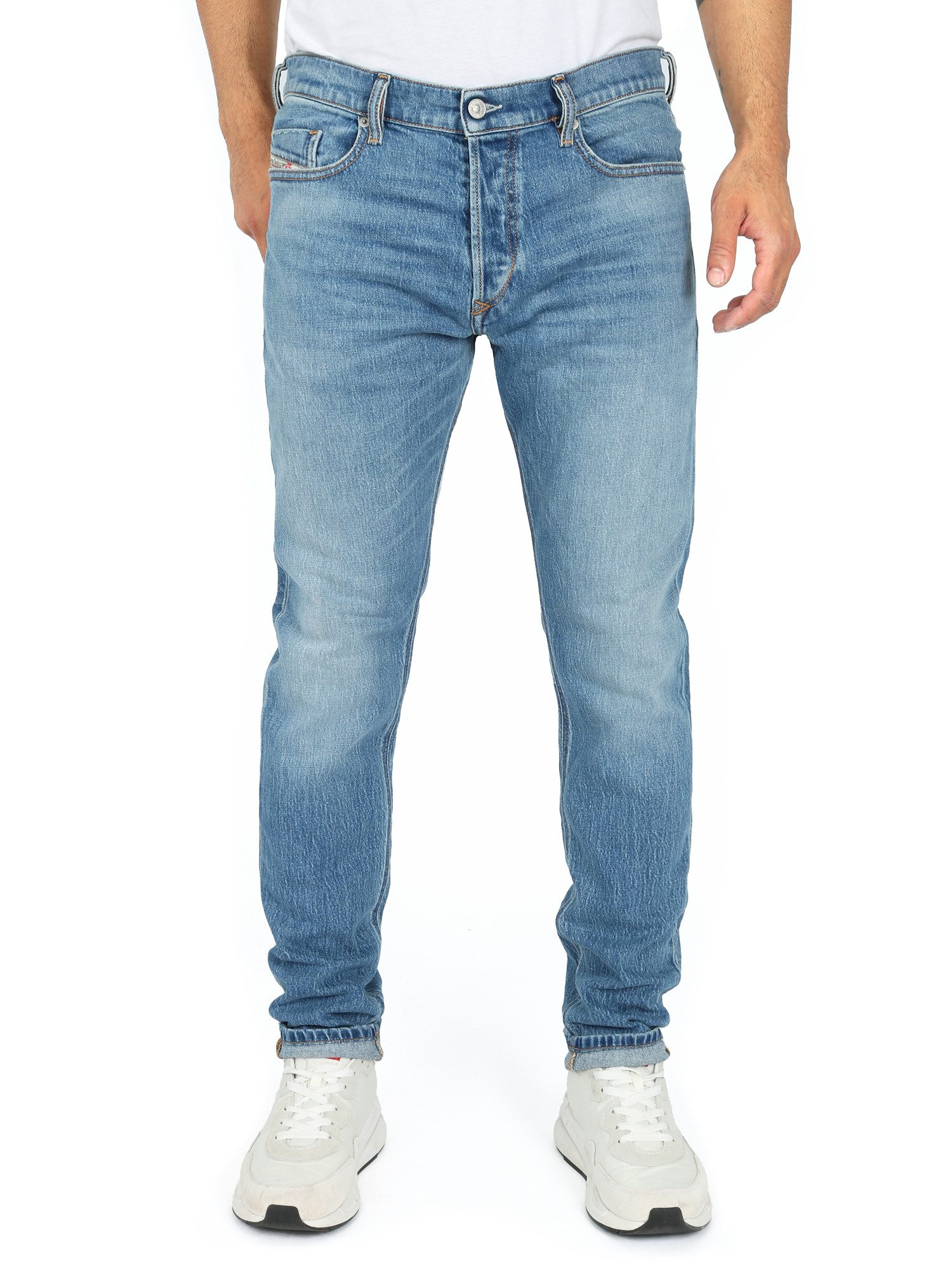 Diesel Slim-fit-Jeans schmal zulaufende Röhrenjeans - TEPPHAR-X R9A19 günstig online kaufen