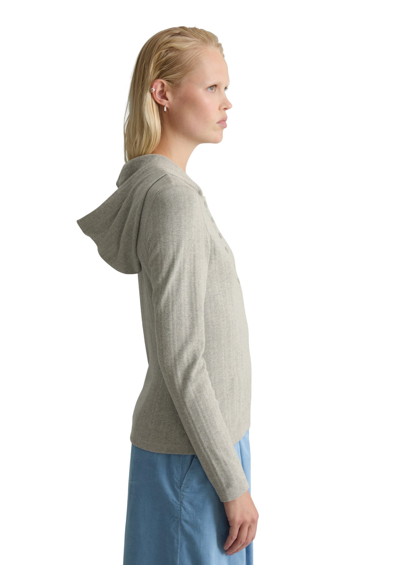 Marc O'Polo DENIM Langarmshirt aus reiner Bio-Baumwolle