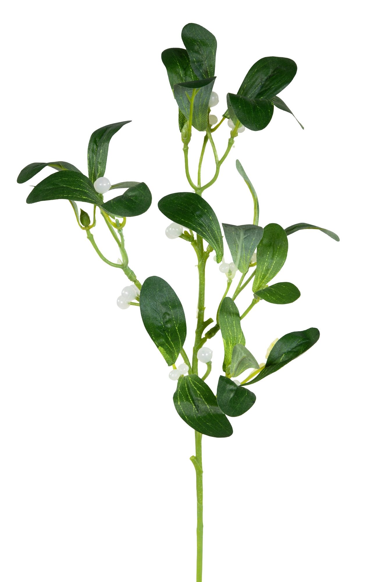 Kunstzweig Mistelzweig 38cm PM Dekozweig Kunstblumen künstlicher Zweig Mist günstig online kaufen