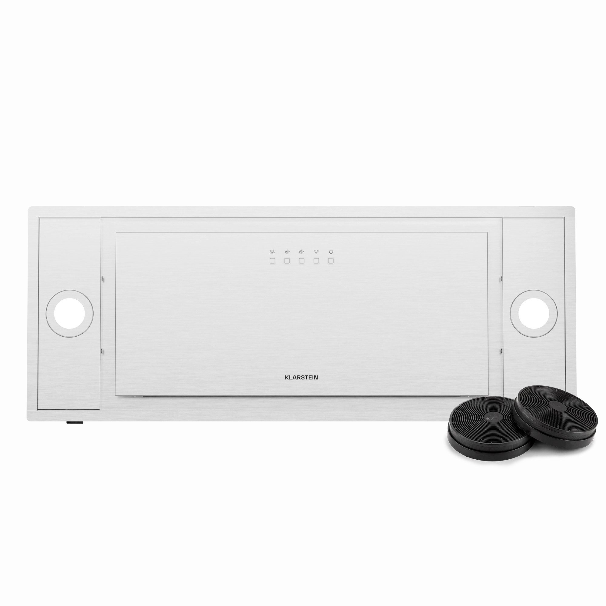 Klarstein Deckenhaube TurboMax TurboMax, Dunstabzugshaube Umluft Abluft LED Kraftvolle 75cm