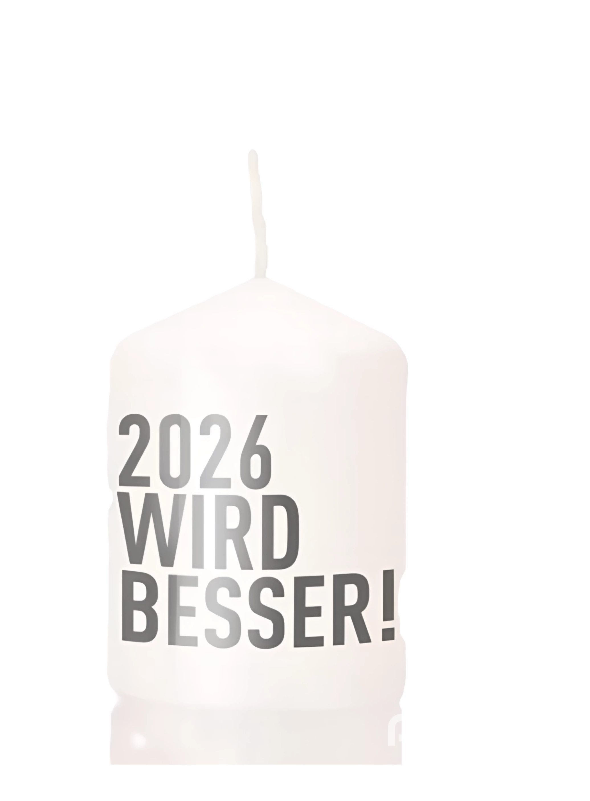 kerzilein Geburtstagskerze Flämmchen von Kerzilein für jeden Anlass (100% hochwertigem Paraffin, in Geschenkverpackung), mit Freche Sprüche, Glückwünsche und Komplimente