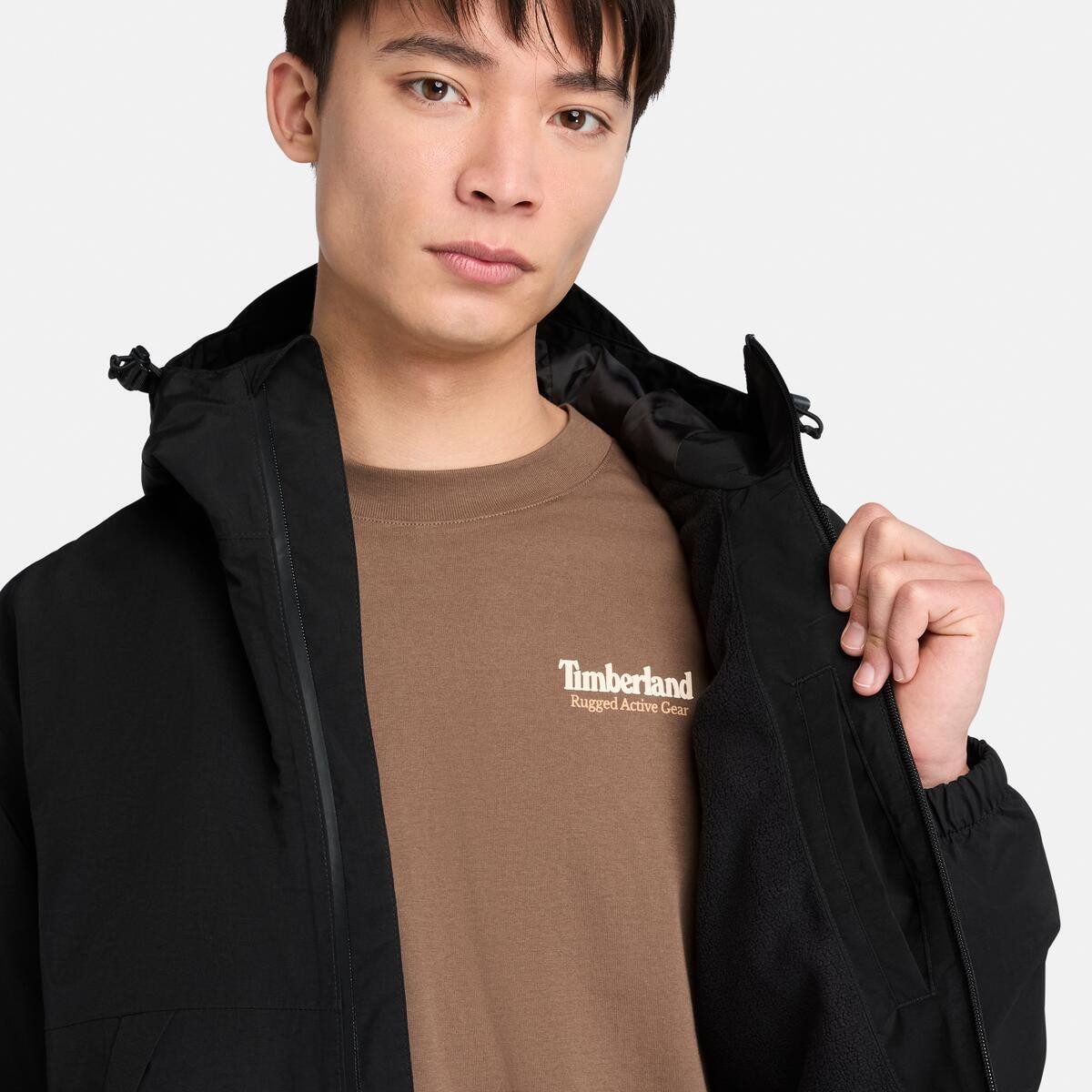 Timberland Funktionsparka WINNICK Waterproof Fleece Lined Par mit Kapuze, wasserdicht, winddicht – Bild 4 von 5